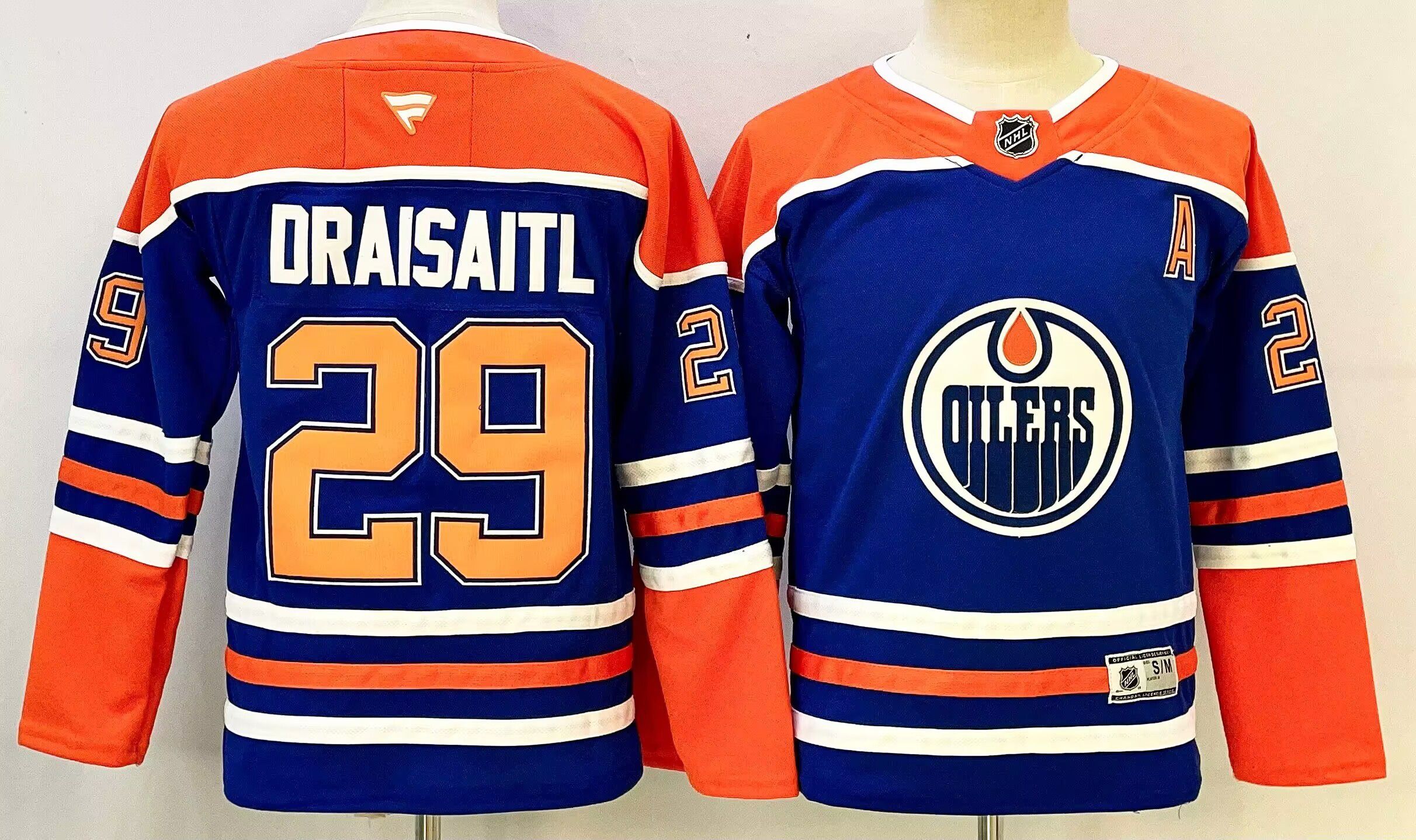 Youth Edmonton Oilers #29 Draisaitl Blue 2026 Adidias NHL Jersey style 001